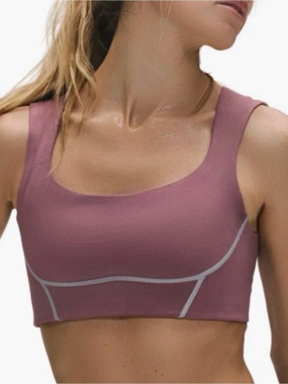 Free People Movement You're a Peach Sports Bra. NWT. Aged brick - Picture 3 of 8